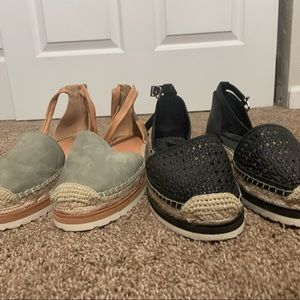 Two pairs for $30 or one for $15. Both size 11.